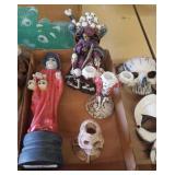 Skeleton figurines & masks