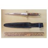 Dagger with brass accents & wooden handle