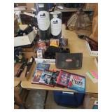 DVDs, cd cases, games,foam rollers