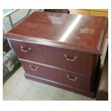 Cherry finished credenza