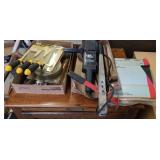 Trowel set, sander & paper,  wire wheels, etc.