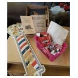 Service manuals,  babershop sign, engine parts