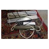 2 grow lights with 2 power strips