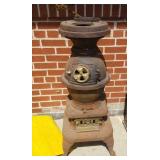Antique Cast iron pot belly stove