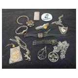 Necklaces, lighter,  watches, & more