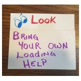 Bring your own loading help