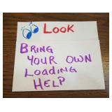 Bring your own loading help