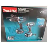 Makita 18v Lxt Lithium ion Cordless 2pc Combo Kit