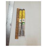 2 Irwin 5/8 Spline drill bits