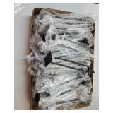 24 black peg hook holders
