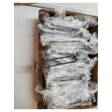 26 black peg hook holders