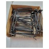 26 black peg hook holders