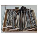 27 Black peg holders