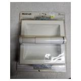 Recessed paper Holder white