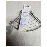 Chrome section corner shelf