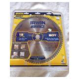 Irwin 12" 80T  Trim/ Finish saw blade