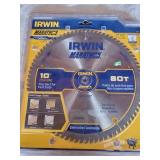 Irwin 10" 80T Trim/Finish saw blade
