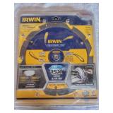 Irwin 10" 6T fiber cement saw blade