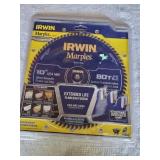 Irwin 10" 80" ultra smooth cross cutting saw blade