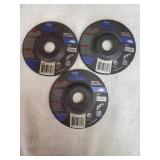 3 Metal Grinding Wheels 4 1/2 x 1/4x7/8