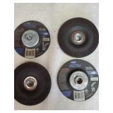 4 Metal Grinding Wheels 4 1/2"x 1/4"x 5/8"