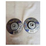2 Metal Grinding  Wheels 4 1/2" x1/8x 5/8