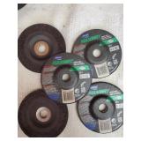 5 Masonry Grinding Wheels 4"x1/4x5/8