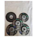5 Masony Grinding Wheels 4 1/2x 1/4x5/8"