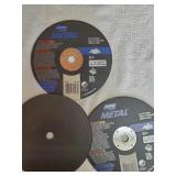 3 Metal Cut Off Wheels 7"x1/8"xDM5/8"