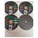 4 Masonry Cut off Wheels 7" x1/8"xDM 5/8"