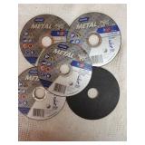 5 Metal Cut Off Wheels 4 1/2"x.040x7/8