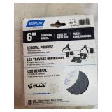 1 Nortons 6" Grinding Wheel 6x1x1 60 Grit