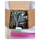 1/4x3 Sheet Metal Screws Flat Head Phillips est