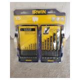 Irwin 15 pc Metal Drill Bit Set Black Oxide