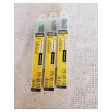 3 Irwin 17/32" Silver and Deming Drill Bit 1/2