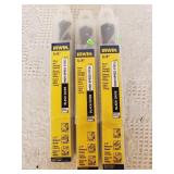 3 Irwin 5/8" Silver and Deming Drill Bit 1/2