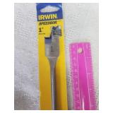 1" Irwin Spade Bit 16"