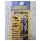 9/16" Irwin Installer Bell Hanger Drill Bit
