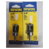 2 Irwin 5/8" Plug Cutter