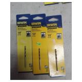 3 Irwin 1/8" Brad Point Bit
