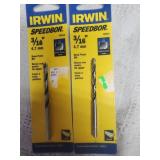 2 Irwin 3/16" Brad Point Bit