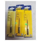 3 Irwin #4 Countersink Replacement Bit