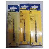 3 Irwin #6 Countersink Replacement Bit