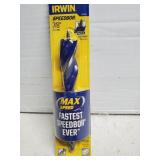 13/16" Irwin Speedbor Tri Flute Bit