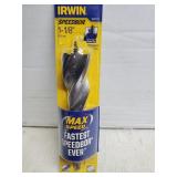1-1/8" Irwin Speedbor Tri Flute Bit