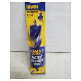 1-1/4" Irwin Speedbor Tri Flute Bit