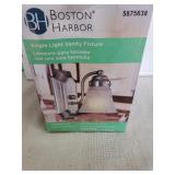 Boston Harbor Vanity Fixture Brushed Nickel Finish