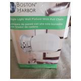 Boston Harbor Light With Pull Chain Clear White