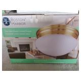 Boston Harbor 2 Bulb  Round Ceiling Polished