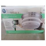 Boston Harbor 2 Bulb Clear & White Prismatic G